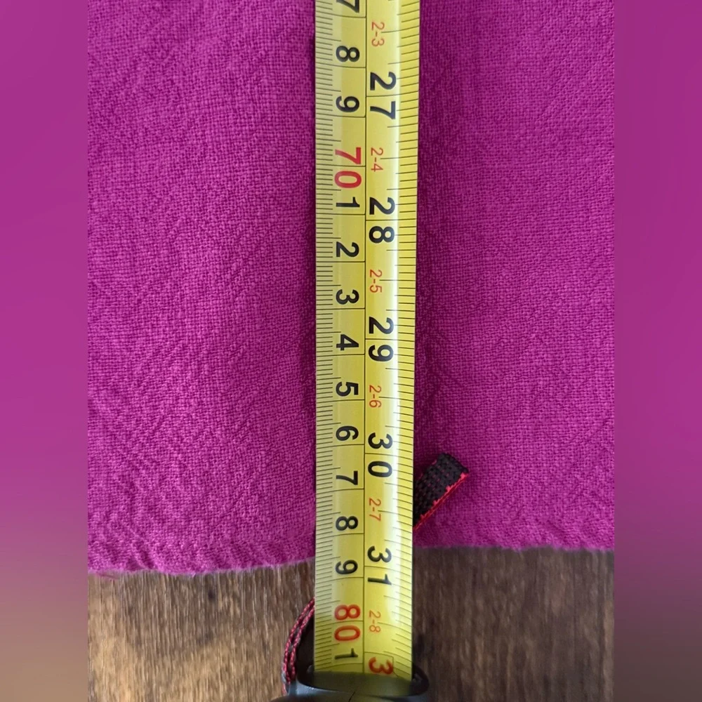 Fuchsia Pink Open Back Maxi Dress | M + L Size | | Shirred Waist | OFFERS ❤️ - Picture 4 of 5